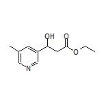 Ethyl 3-Hydroxy-3-(5-methyl-3-pyridyl)propanoate