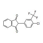 2-[4-Chloro-3-(trifluoromethyl)phenyl]-1H-indene-1,3(2H)-dione