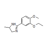 2-(3-Ethoxy-4-methoxyphenyl)-5-methyl-4,5-dihydro-1H-imidazole