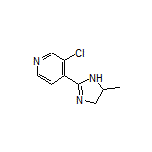 3-Chloro-4-(5-methyl-4,5-dihydro-2-imidazolyl)pyridine