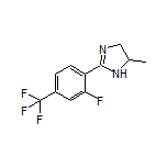 2-[2-Fluoro-4-(trifluoromethyl)phenyl]-5-methyl-4,5-dihydro-1H-imidazole