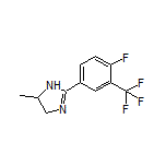 2-[4-Fluoro-3-(trifluoromethyl)phenyl]-5-methyl-4,5-dihydro-1H-imidazole