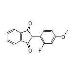 2-(2-Fluoro-4-methoxyphenyl)-1H-indene-1,3(2H)-dione