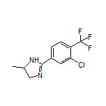 2-[3-Chloro-4-(trifluoromethyl)phenyl]-5-methyl-4,5-dihydro-1H-imidazole