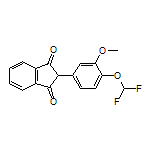 2-[4-(Difluoromethoxy)-3-methoxyphenyl]-1H-indene-1,3(2H)-dione