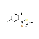 2-(2-Bromo-5-fluorophenyl)-5-methyl-1H-imidazole