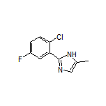 2-(2-Chloro-5-fluorophenyl)-5-methyl-1H-imidazole
