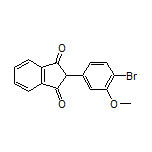 2-(4-Bromo-3-methoxyphenyl)-1H-indene-1,3(2H)-dione