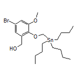 [5-Bromo-3-methoxy-2-[(tributylstannyl)methoxy]phenyl]methanol