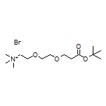 2-[2-[3-(tert-Butoxy)-3-oxopropoxy]ethoxy]-N,N,N-trimethylethanaminium Bromide