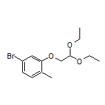 4-Bromo-2-(2,2-diethoxyethoxy)toluene