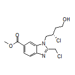 Methyl (S)-1-(2-Chloro-4-hydroxybutyl)-2-(chloromethyl)-1H-benzo[d]imidazole-6-carboxylate