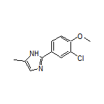 2-(3-Chloro-4-methoxyphenyl)-5-methyl-1H-imidazole