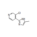 3-Chloro-4-(5-methyl-2-imidazolyl)pyridine