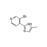 3-Bromo-4-(5-methyl-2-imidazolyl)pyridine