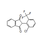 2-[2-Chloro-6-(trifluoromethyl)phenyl]-1H-indene-1,3(2H)-dione