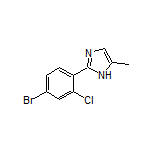 2-(4-Bromo-2-chlorophenyl)-5-methyl-1H-imidazole