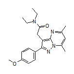 N,N-Diethyl-2-[2-(4-methoxyphenyl)-5,7-dimethylpyrazolo[1,5-a]pyrimidin-3-yl]acetamide