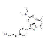 N,N-Diethyl-2-[2-[4-(2-hydroxyethoxy)phenyl]-5,7-dimethylpyrazolo[1,5-a]pyrimidin-3-yl]acetamide