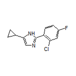 2-(2-Chloro-4-fluorophenyl)-5-cyclopropyl-1H-imidazole