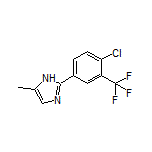 2-[4-Chloro-3-(trifluoromethyl)phenyl]-5-methyl-1H-imidazole