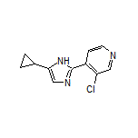 3-Chloro-4-(5-cyclopropyl-1H-imidazol-2-yl)pyridine