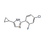 2-(4-Chloro-2-fluorophenyl)-5-cyclopropyl-1H-imidazole