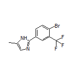 2-[4-Bromo-3-(trifluoromethyl)phenyl]-5-methyl-1H-imidazole