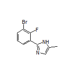 2-(3-Bromo-2-fluorophenyl)-5-methyl-1H-imidazole