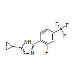 5-Cyclopropyl-2-[2-fluoro-4-(trifluoromethyl)phenyl]-1H-imidazole