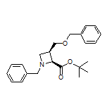 tert-Butyl (2S,3R)-1-Benzyl-3-[(benzyloxy)methyl]azetidine-2-carboxylate