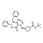 (R)-N4,N4-Dibenzyl-N6-(1-Boc-3-pyrrolidinyl)-5-nitropyrimidine-4,6-diamine
