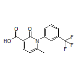 6-Methyl-2-oxo-1-[3-(trifluoromethyl)phenyl]-1,2-dihydropyridine-3-carboxylic Acid