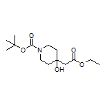 Ethyl 2-(1-Boc-4-hydroxy-4-piperidyl)acetate