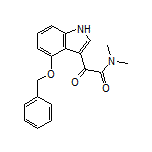 2-[4-(Benzyloxy)-3-indolyl]-N,N-dimethyl-2-oxoacetamide