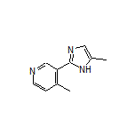 4-Methyl-3-(5-methyl-2-imidazolyl)pyridine