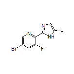 5-Bromo-3-fluoro-2-(5-methyl-2-imidazolyl)pyridine
