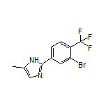 2-[3-Bromo-4-(trifluoromethyl)phenyl]-5-methyl-1H-imidazole
