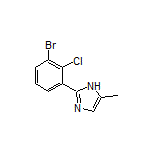 2-(3-Bromo-2-chlorophenyl)-5-methyl-1H-imidazole