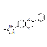 2-[4-(Benzyloxy)-3-methoxyphenyl]-5-methyl-1H-imidazole