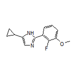 5-Cyclopropyl-2-(2-fluoro-3-methoxyphenyl)-1H-imidazole