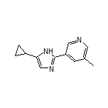 3-(5-Cyclopropyl-1H-imidazol-2-yl)-5-methylpyridine