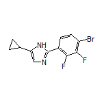 2-(4-Bromo-2,3-difluorophenyl)-5-cyclopropyl-1H-imidazole