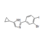 2-(3-Bromo-4-iodophenyl)-5-cyclopropyl-1H-imidazole