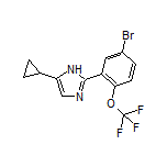 2-[5-Bromo-2-(trifluoromethoxy)phenyl]-5-cyclopropyl-1H-imidazole