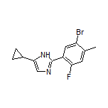 2-(5-Bromo-2-fluoro-4-methylphenyl)-5-cyclopropyl-1H-imidazole