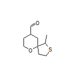 1-Methyl-6-oxa-2-thiaspiro[4.5]decane-9-carbaldehyde