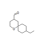 9-Ethyl-1-oxaspiro[5.5]undecane-4-carbaldehyde