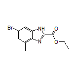 Ethyl 6-Bromo-4-methylbenzimidazole-2-carboxylate