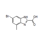 6-Bromo-4-methylbenzimidazole-2-carboxylic Acid